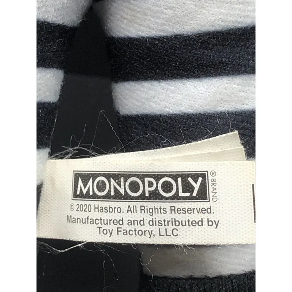 Mr. Monopoly Man Official Plush Hasbro Gaming‎ Get Out Of Jail Free Toy / 10